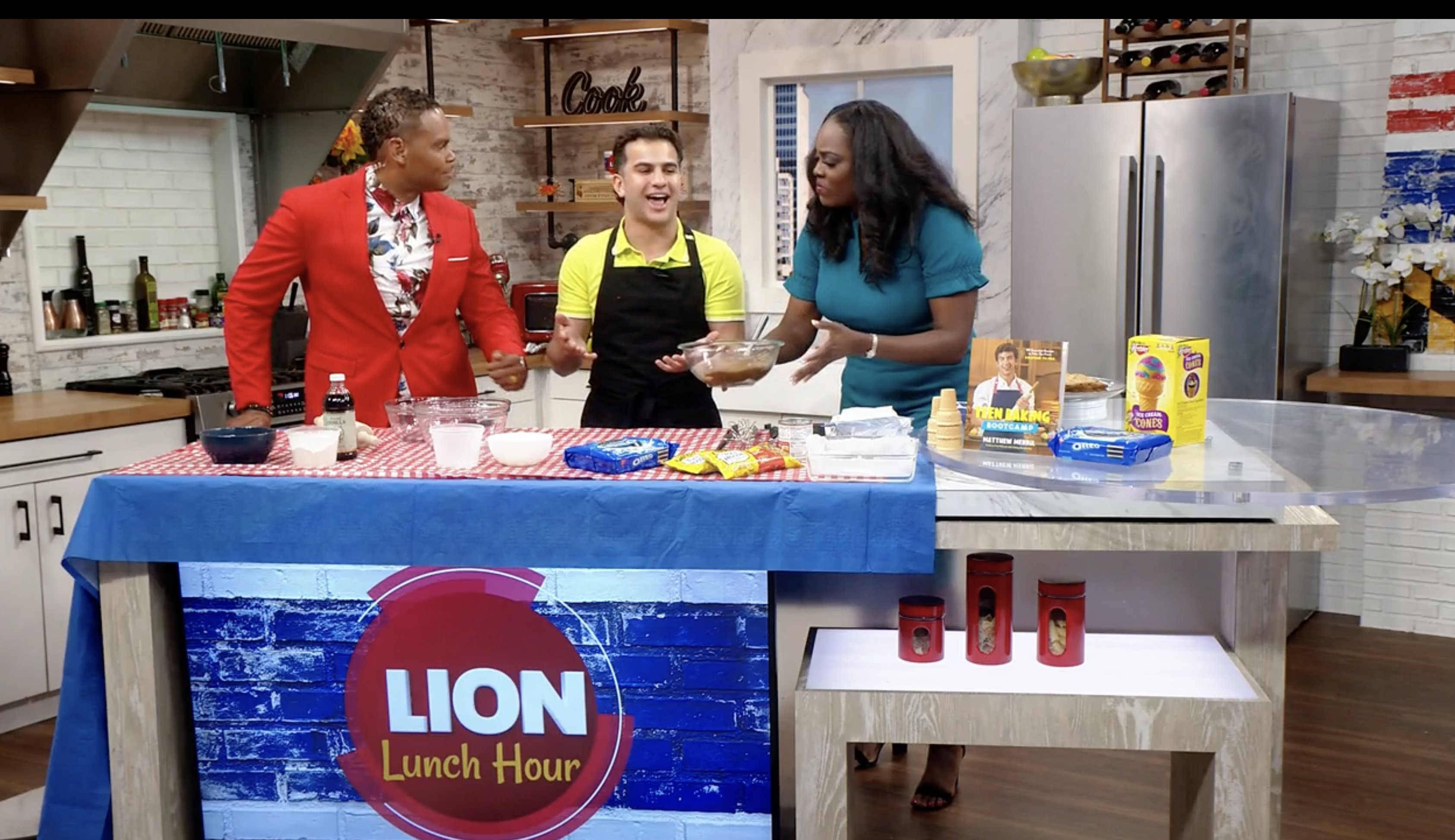 Matthew Merril Wows Viewers with Easy Summer Treats on Fox 5 DC’s Lion Lunch Hour